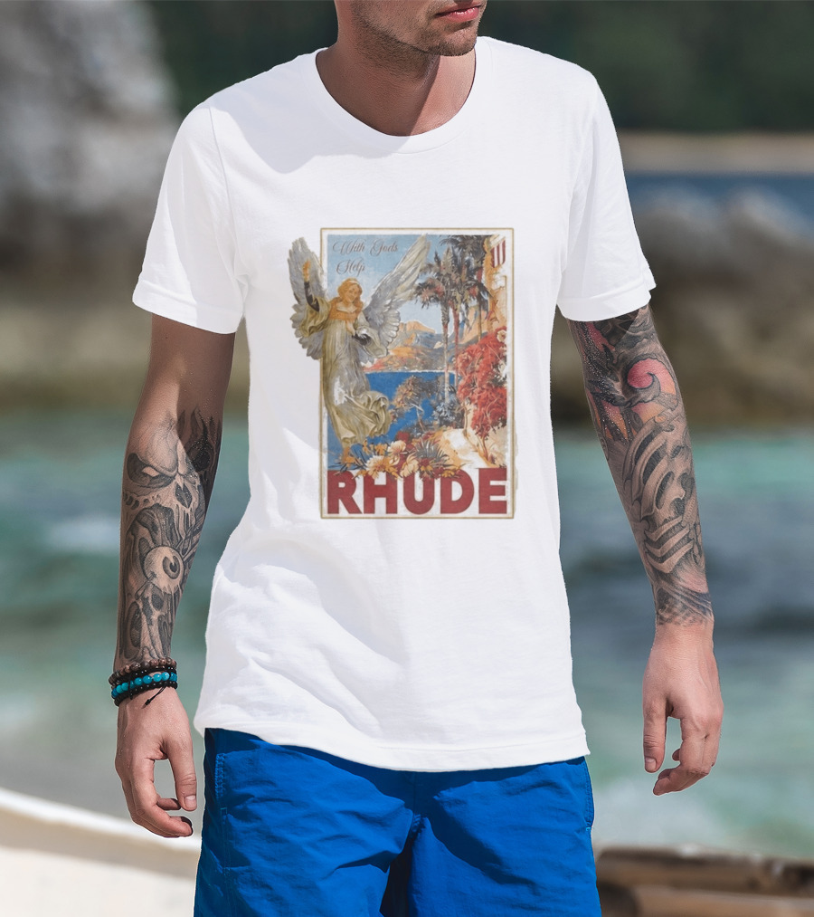 2 Chainz Rhude With Gods Help Angel Scenic Landscape T-Shirt