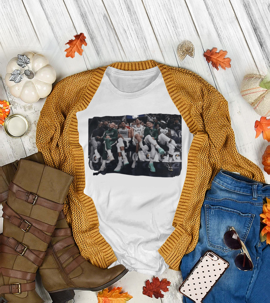 Milwaukee Bucks NBA Basketball Team Bench Players T-Shirt
