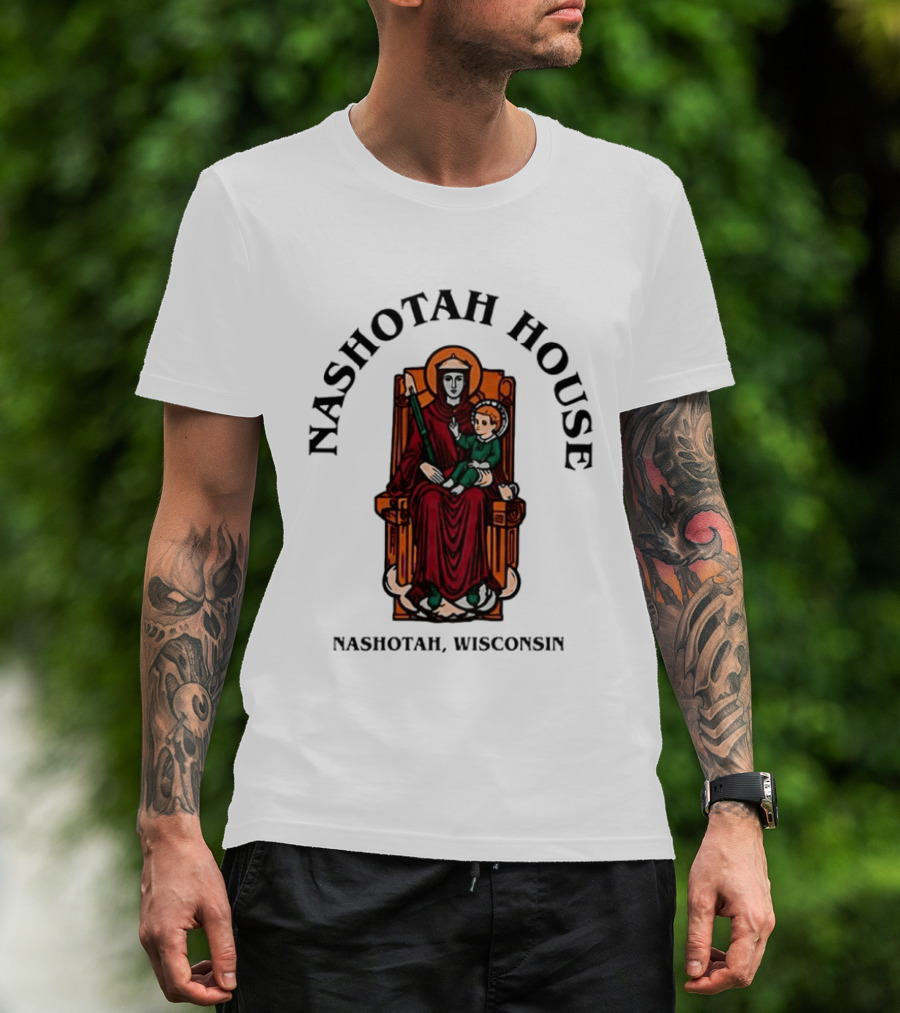 Nashotah House Virgin Mary And Child Jesus Icon Nashotah Wisconsin T-Shirt
