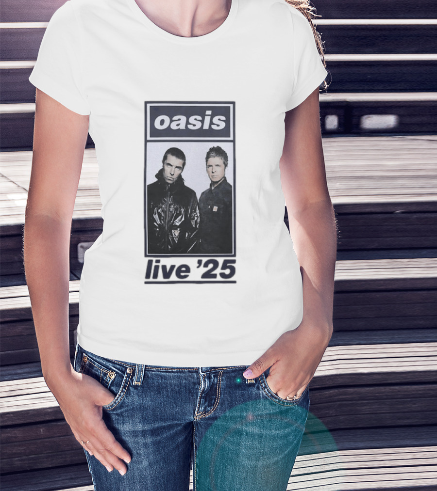 Oasis Live 2025 Liam Gallagher Band Tour T-Shirt