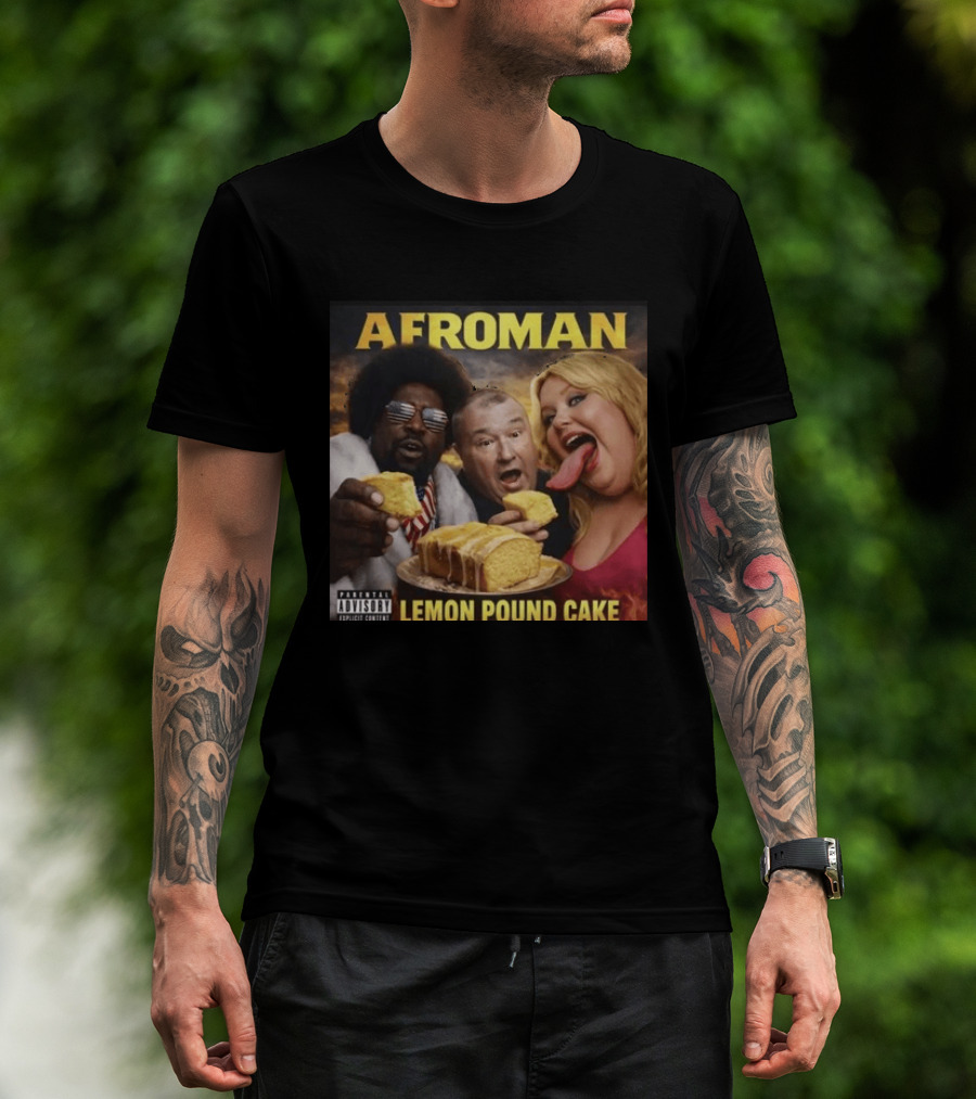 Afroman Lemon Pound Cake Featuring Iconic Cover T-Shirt