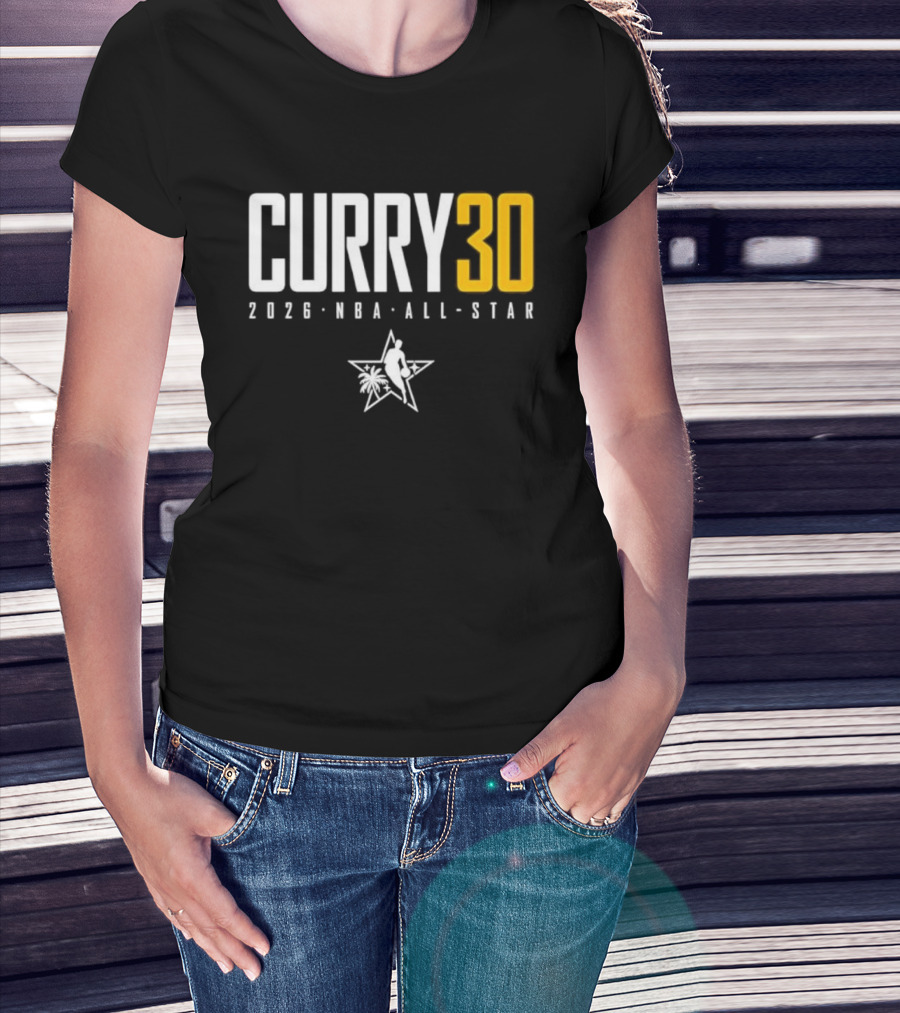 Curry30 2026 NBA All Star Golden State Warriors Iconic Basketball Star T-Shirt