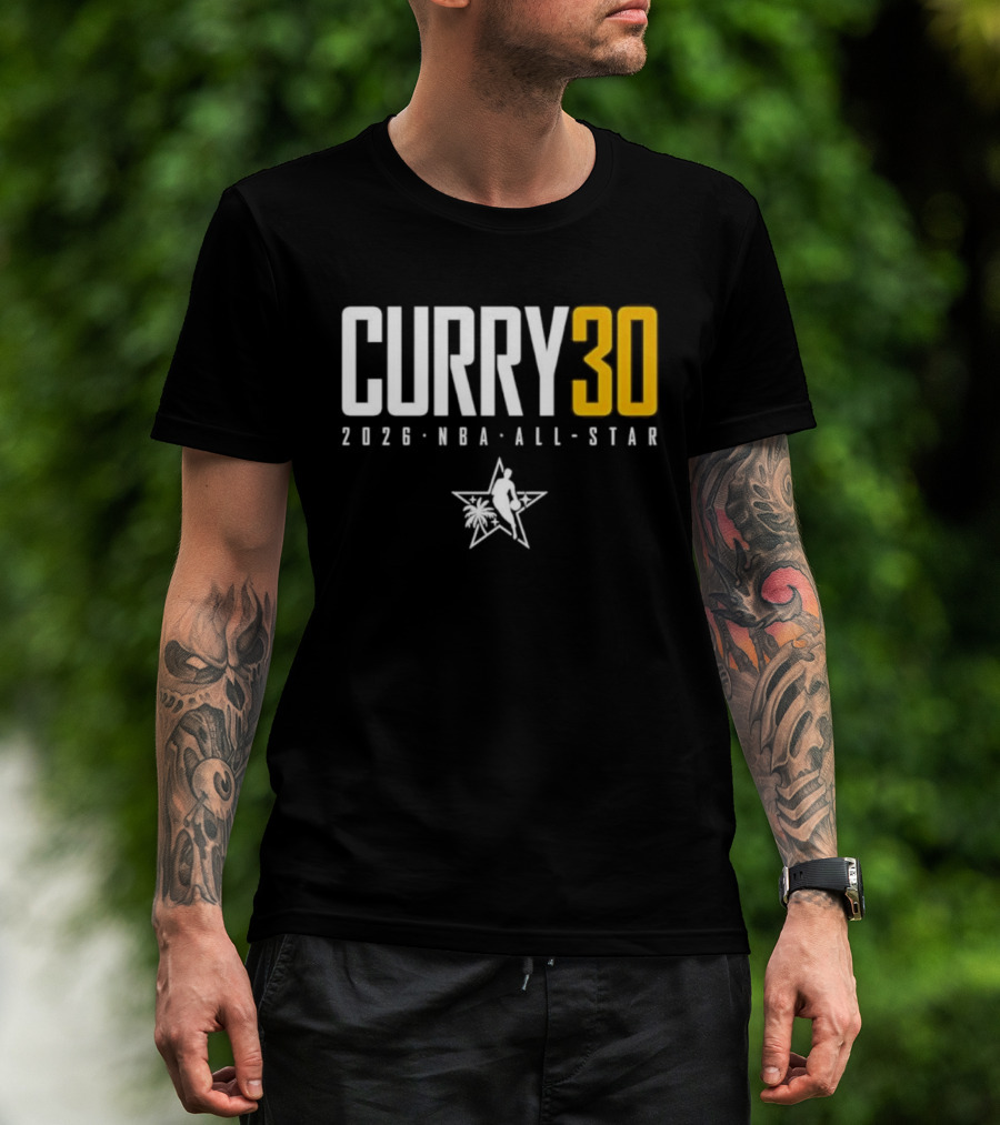 Curry30 2026 NBA All Star Golden State Warriors Iconic Basketball Star T-Shirt