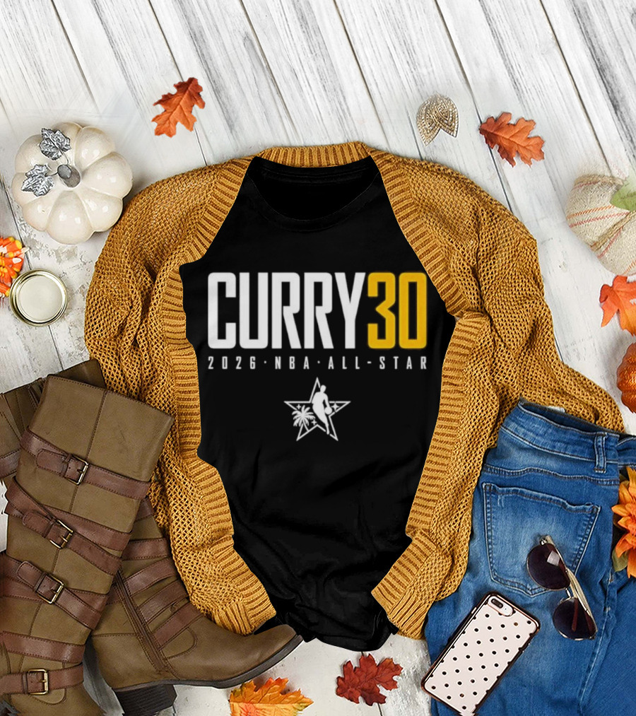 Curry30 2026 NBA All Star Golden State Warriors Iconic Basketball Star T-Shirt