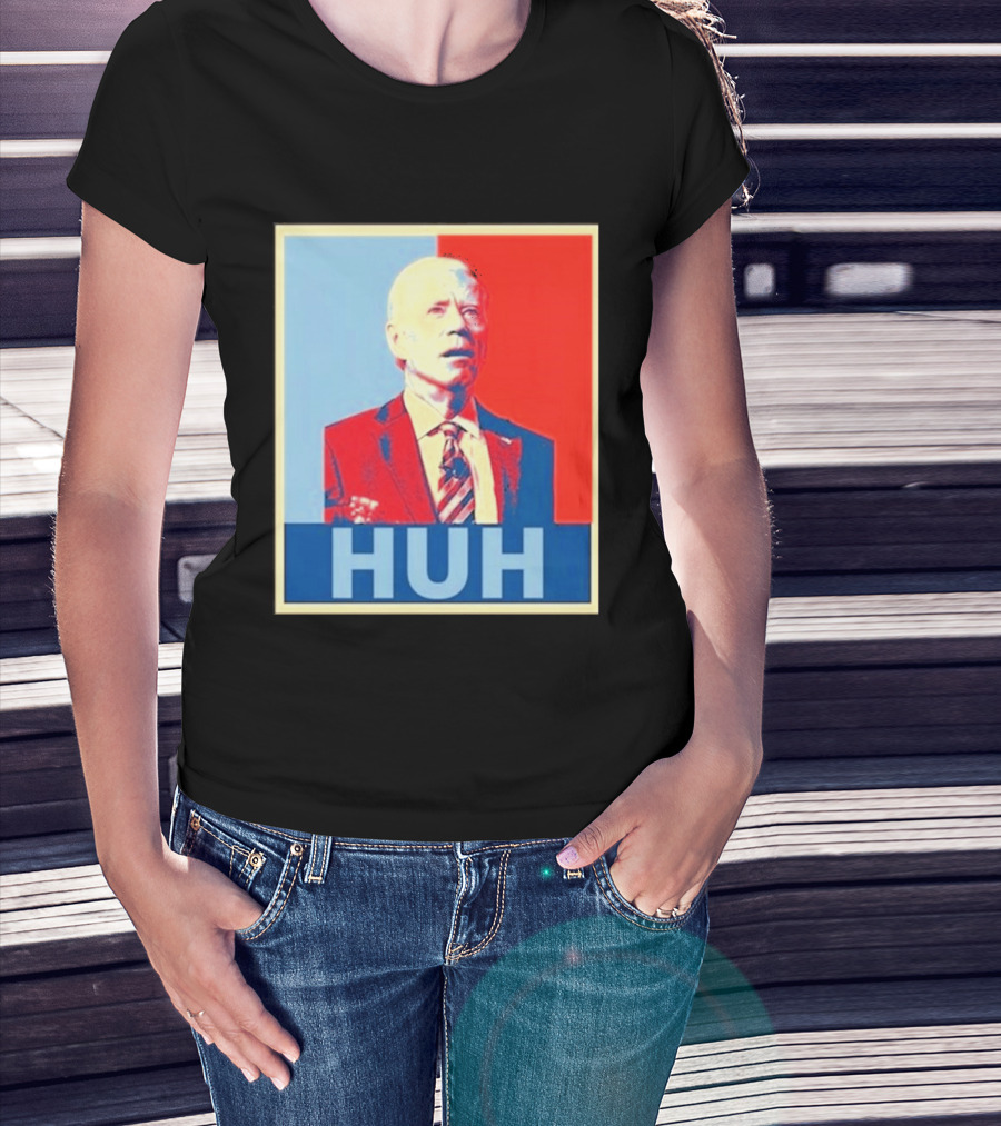 Huh Joe Biden Red Blue T-Shirt