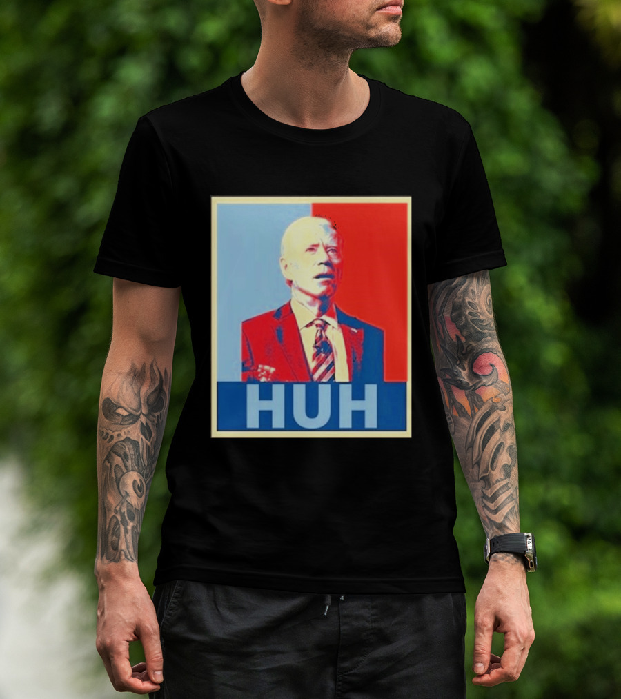 Huh Joe Biden Red Blue T-Shirt