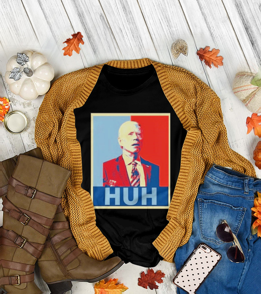 Huh Joe Biden Red Blue T-Shirt