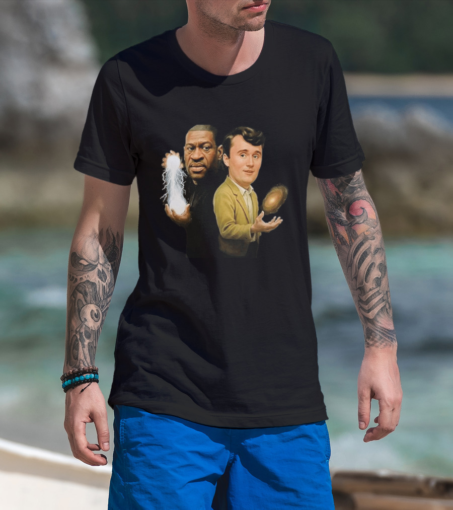 George Floyd And Charlie Kirk Wizard T-Shirt