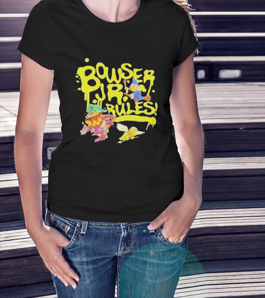Bowser Jr Rules With Colorful Characters And Fun Styles T-Shirt