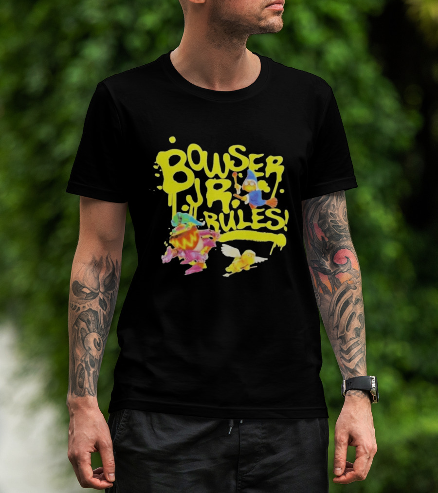 Bowser Jr Rules With Colorful Characters And Fun Styles T-Shirt