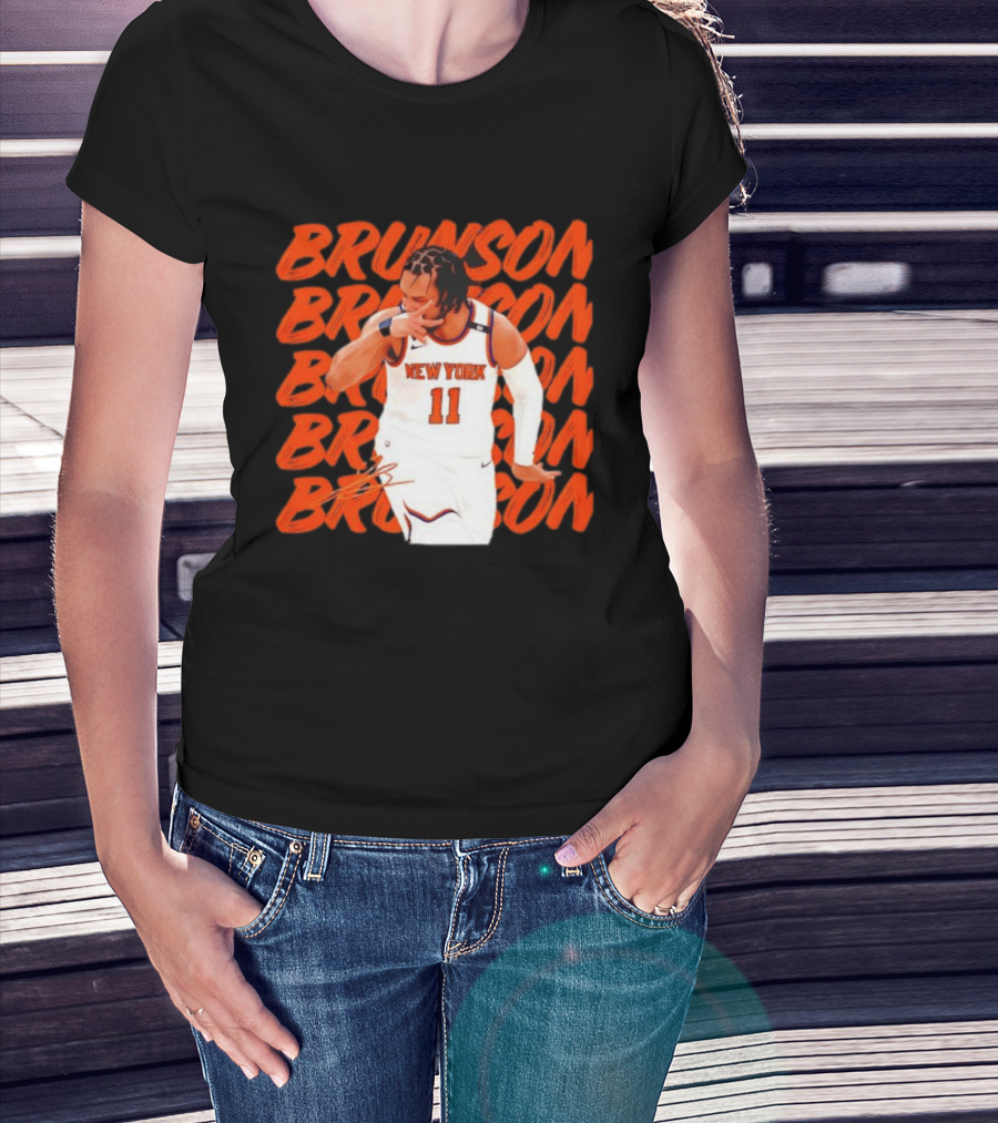 Brunson 11 New York Knicks Basketball Player T-Shirt