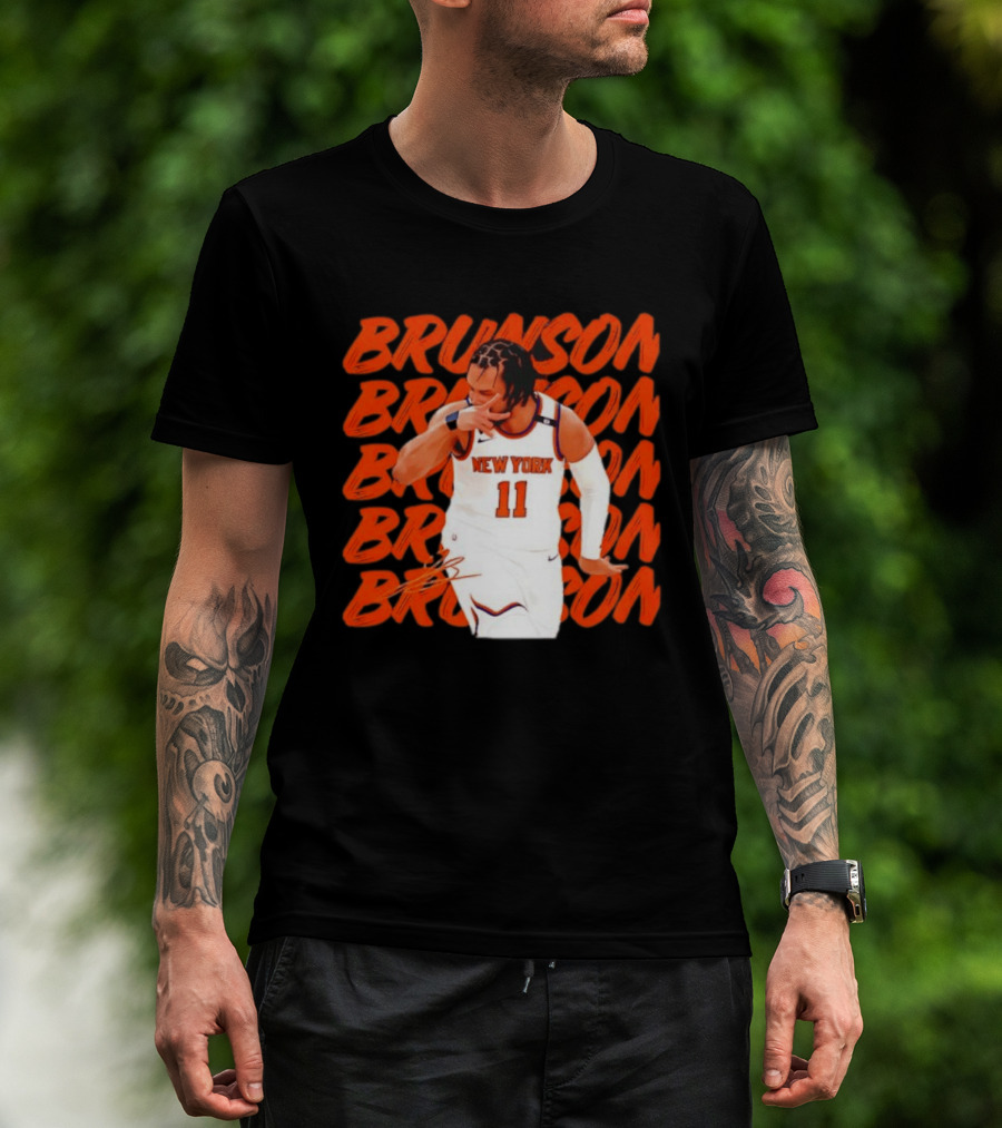 Brunson 11 New York Knicks Basketball Player T-Shirt