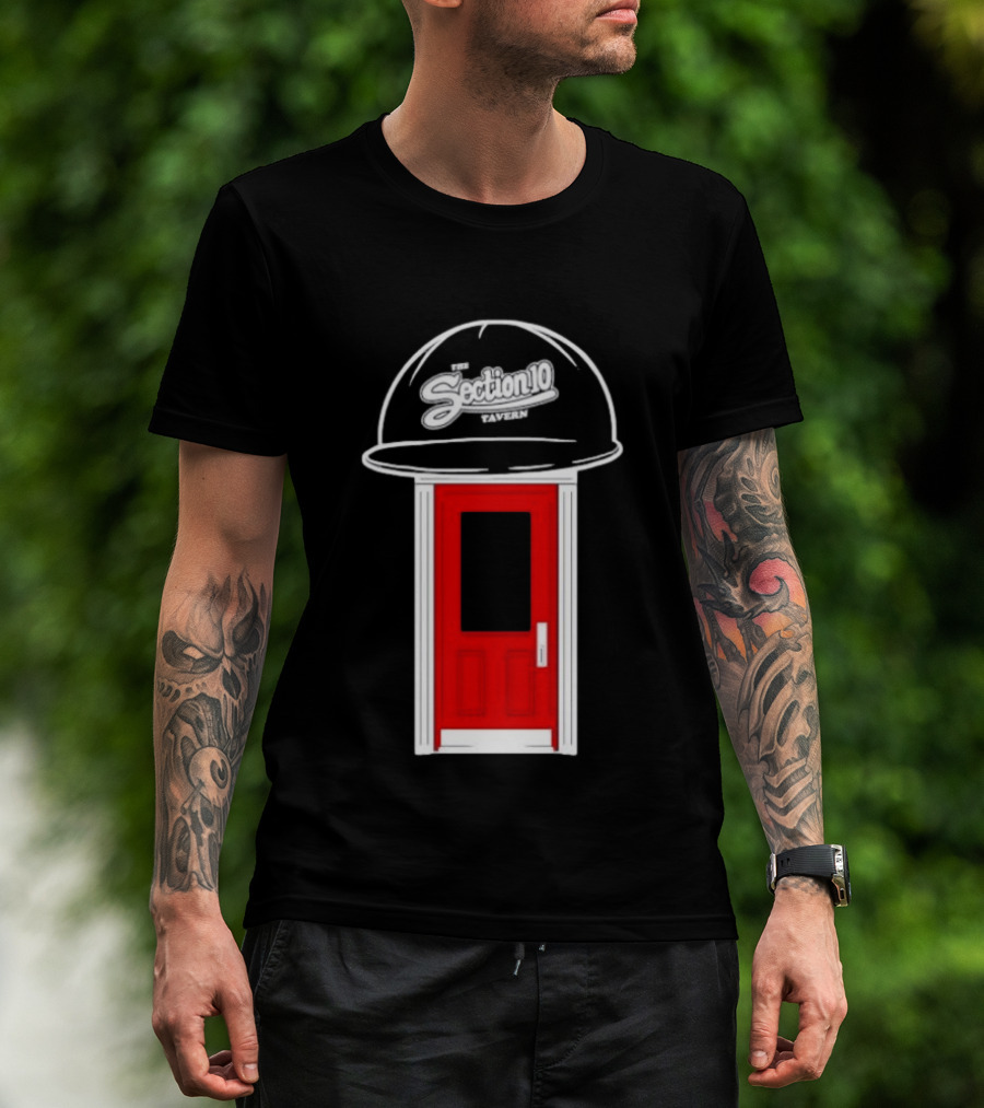 The Section 10 Tavern Red Door Boston Red Sox Fenway Park Baseball T-Shirt