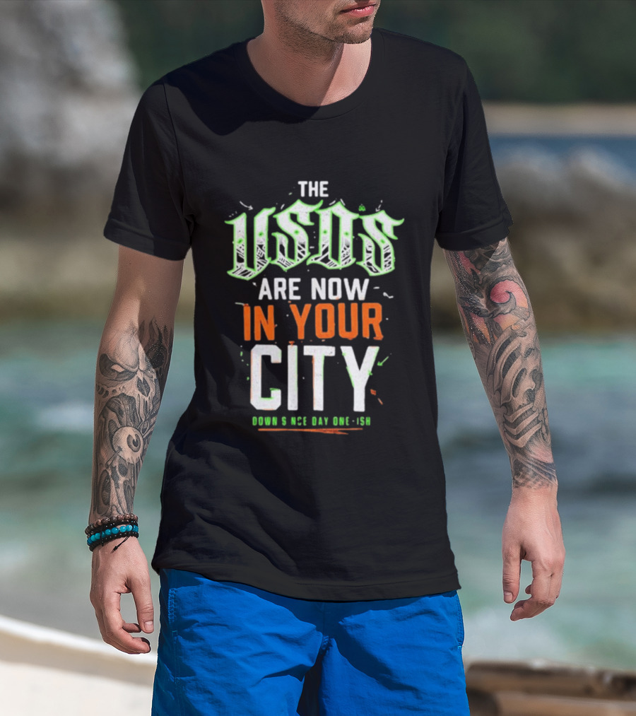 The Usos Are Now In Your City WWE Oooo S Ooo Day One Ish T-Shirt
