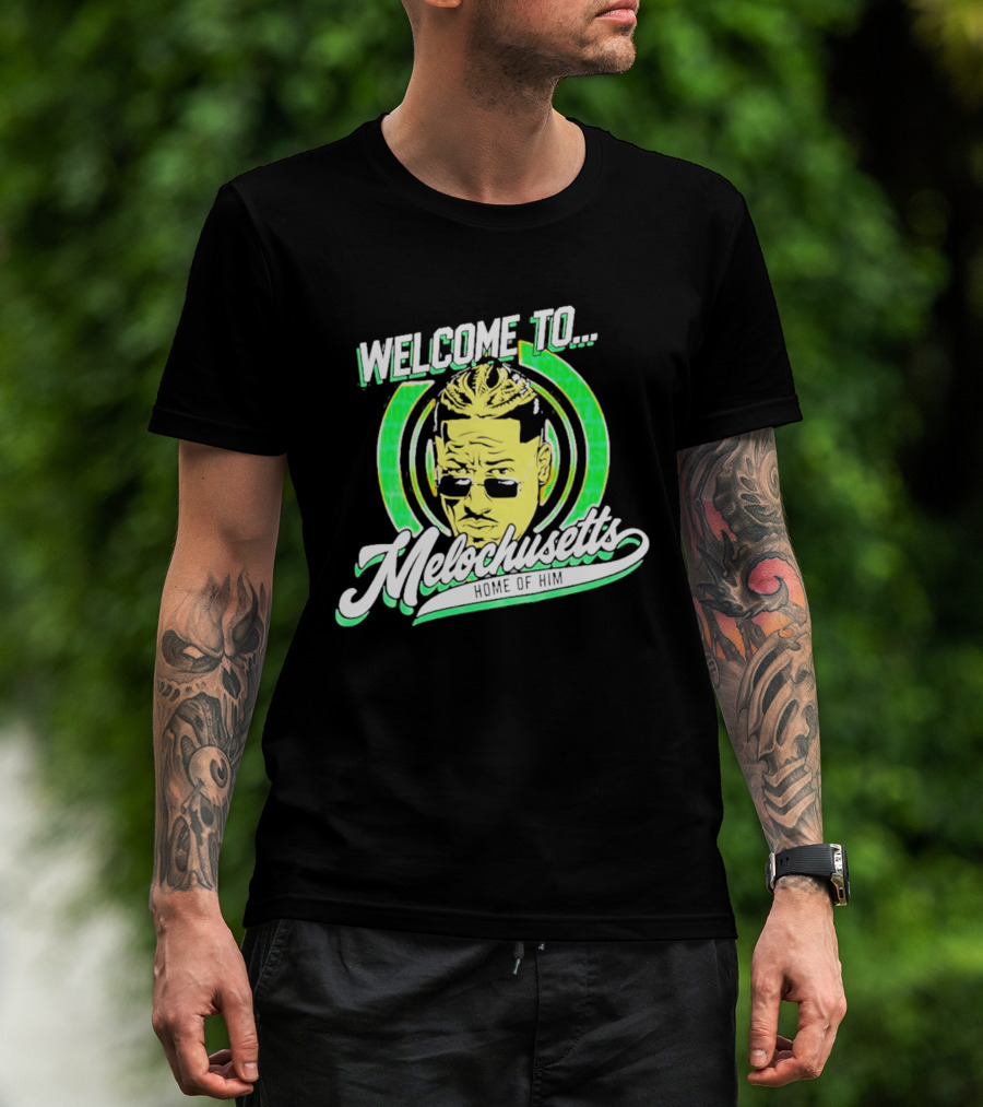 Carmelo Hayes Welcome To Melochusetts Home Of Him Massachusetts T-Shirt