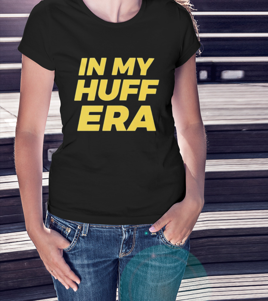 In My Huff Era Trendy Bold Yellow Text Fashion T-Shirt