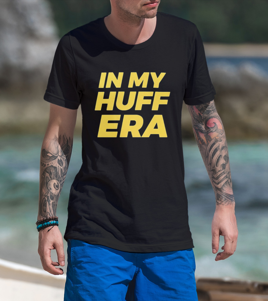 In My Huff Era Trendy Bold Yellow Text Fashion T-Shirt