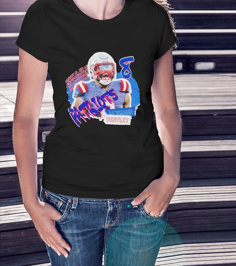 Patriots Ja'whaun Bentley New England 8 Football Superstars T-Shirt