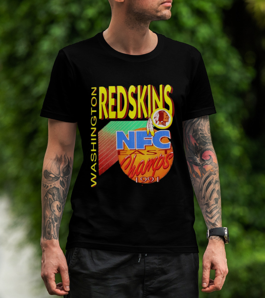 Washington Redskins NFC East Champs 1991 T-Shirt
