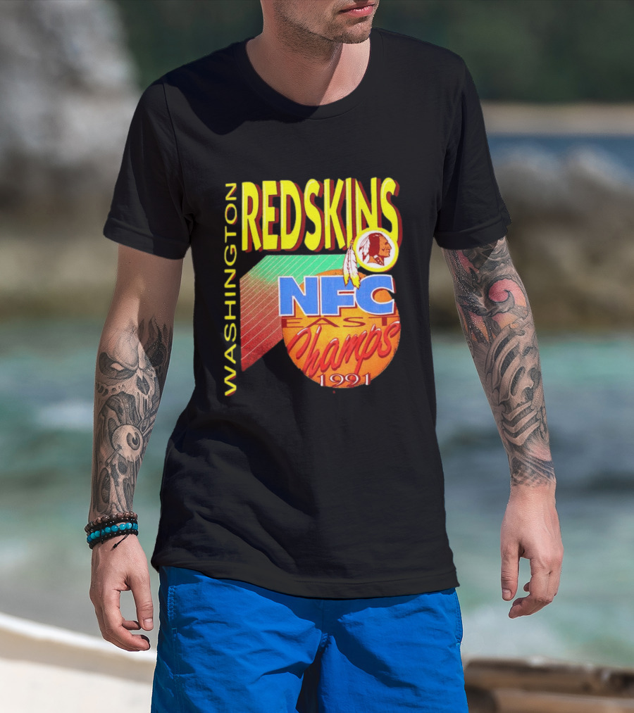 Washington Redskins NFC East Champs 1991 T-Shirt