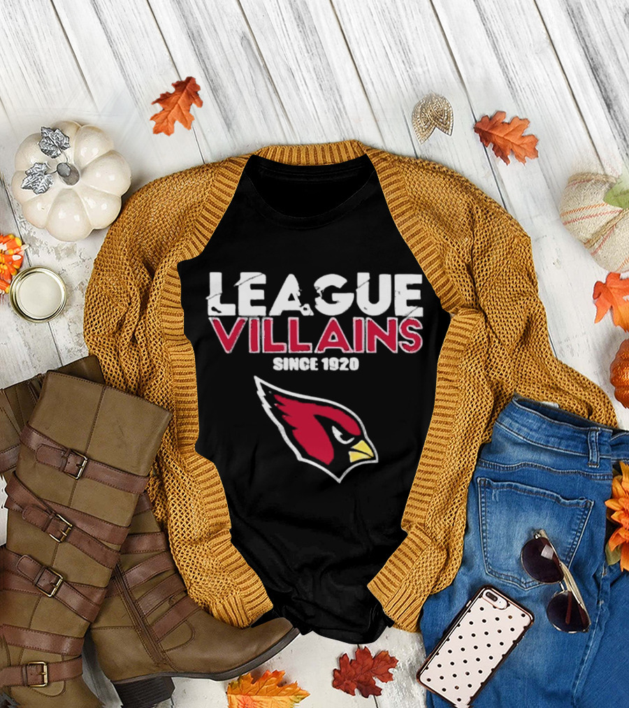 League Villains Since 1920 Arizona Cardinals T-Shirt