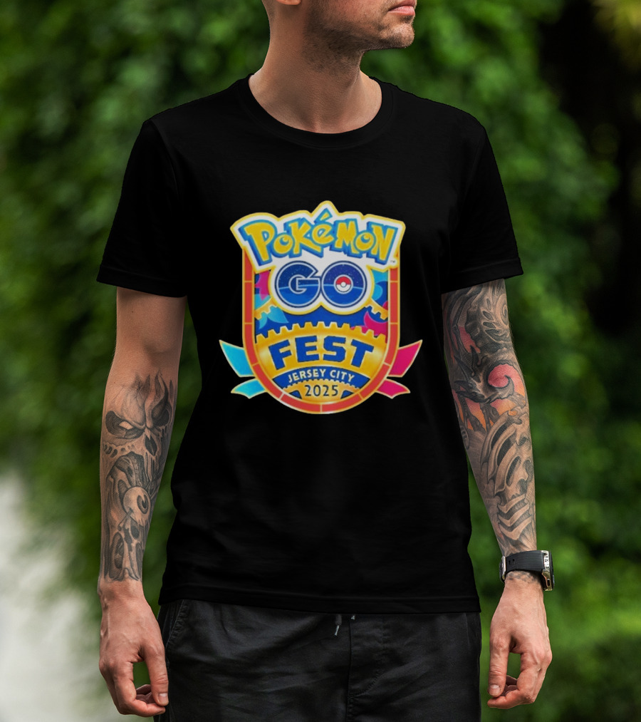 Pokémon Go Fest 2025 Jersey City Event T-Shirt