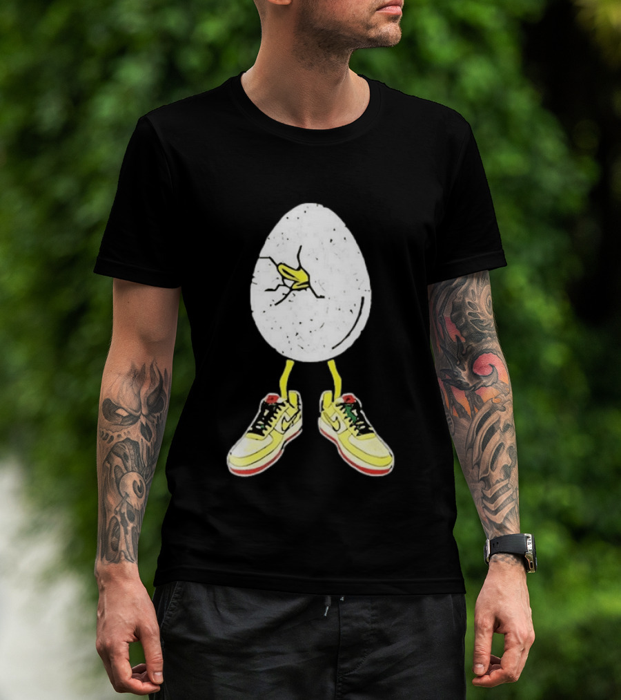 Oregon Football Fit For Flight Go Ducks Egg Cracked Sneakers Retro Nike T-Shirt