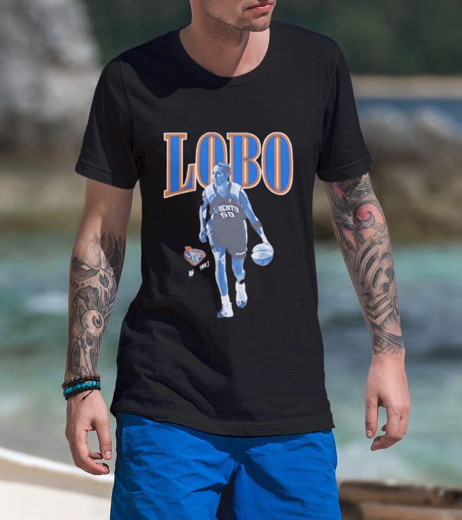 Lobo 50 New York Liberty WNBA Player Basketball T-Shirt