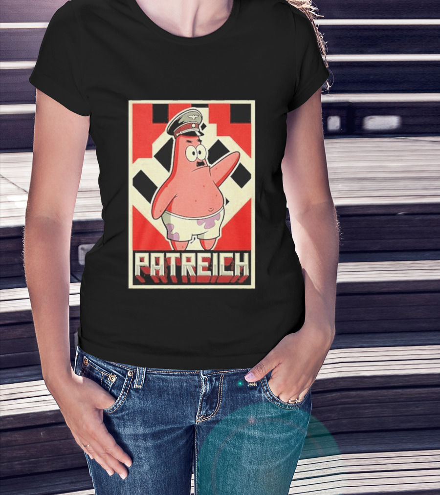 Sponge Patrick Hitler Star T-Shirt