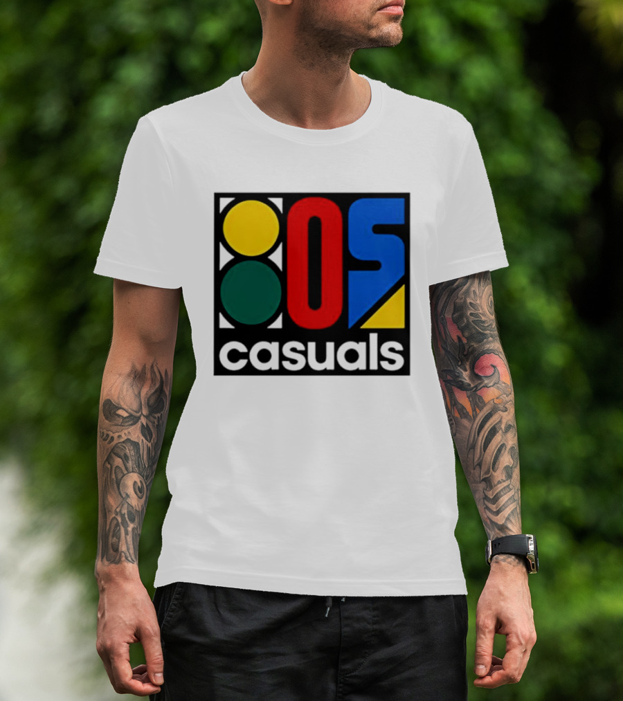 80s Casuals Retro Style Colorful Geometric Icon Collection T-Shirt
