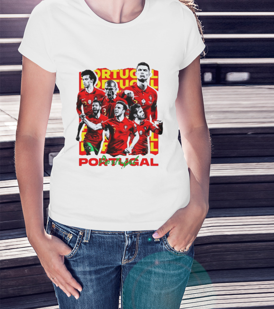 Portugal National Football Team Cristiano Ronaldo Fans T-Shirt