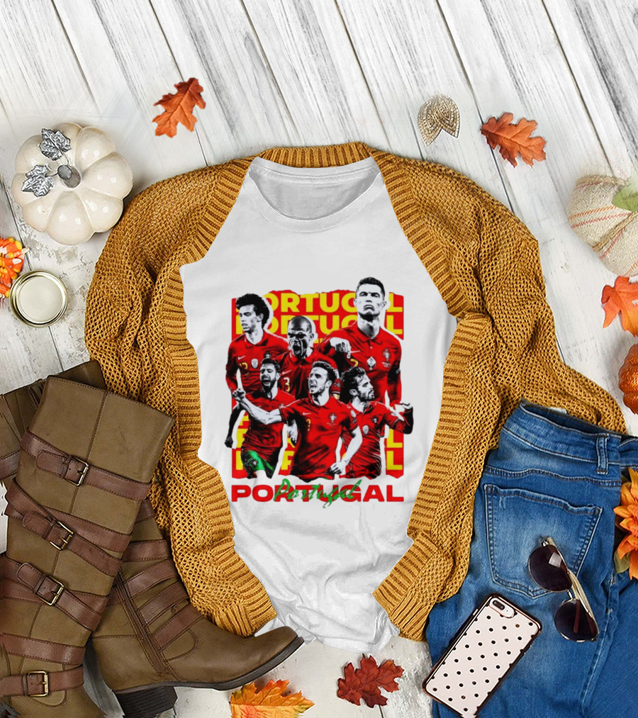 Portugal National Football Team Cristiano Ronaldo Fans T-Shirt