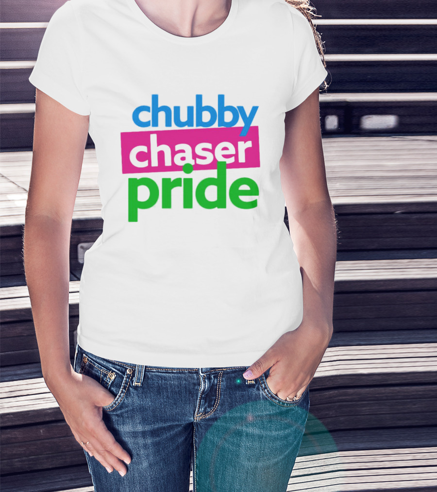 Chubby Chaser Pride Colorful T-Shirt