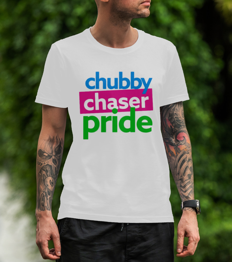 Chubby Chaser Pride Colorful T-Shirt