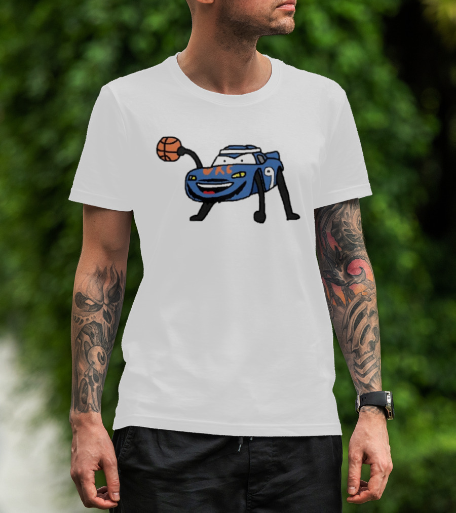 Alex Cars Russo Alex Caruso OKC Thunder Basketball Cartoon T-Shirt