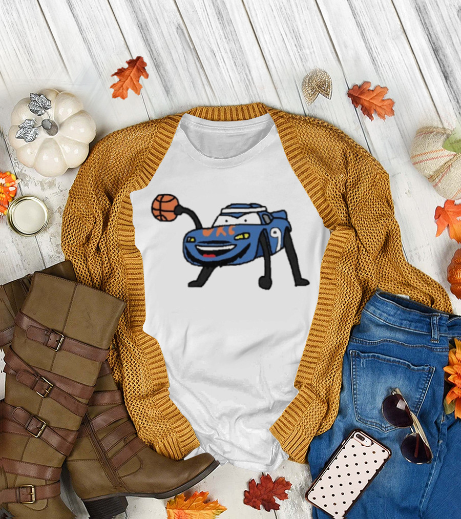 Alex Cars Russo Alex Caruso OKC Thunder Basketball Cartoon T-Shirt
