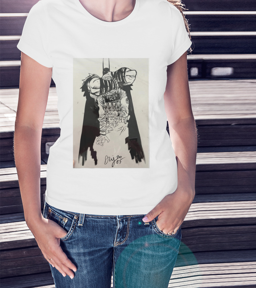 Awesome Absolute Batman Police ICE Daniel Warren Johnson DC Comics 2025 T-Shirt