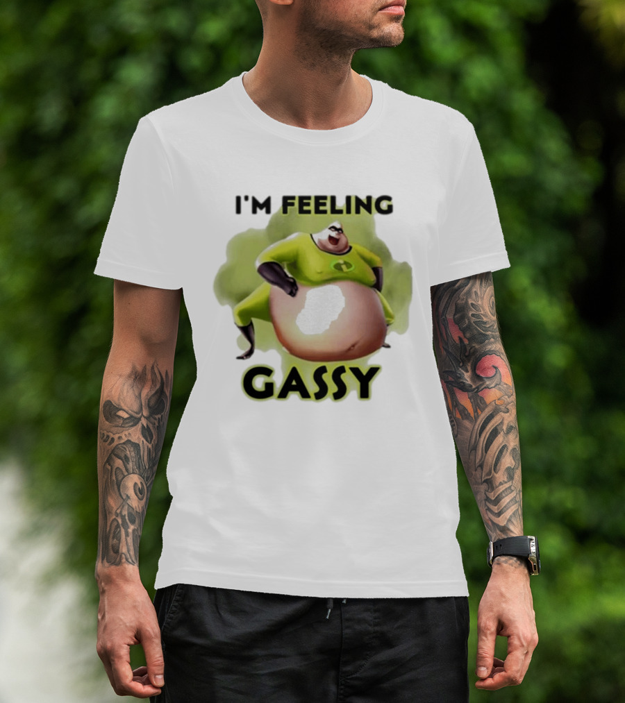 I'm Feeling Gassy Superhero Parody 2025 T-Shirt