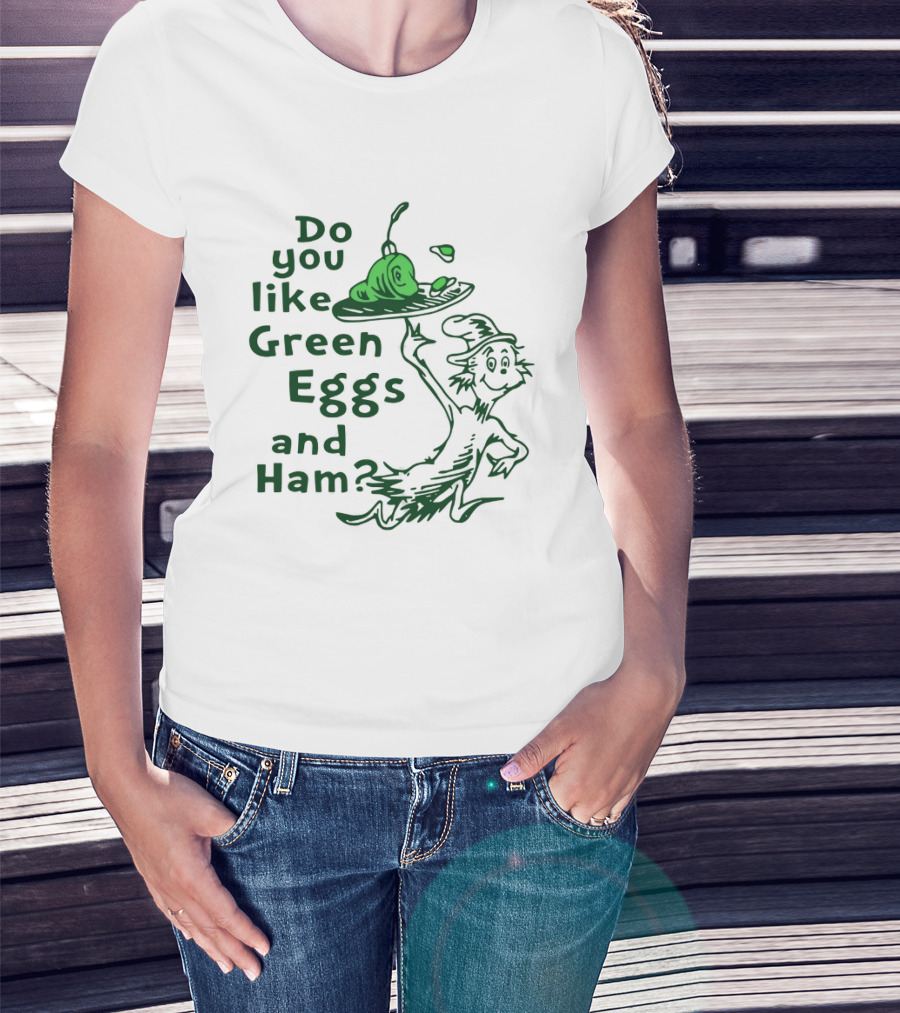 Do You Like Green Eggs And Ham St Patrick's Day Celebration T-Shirt