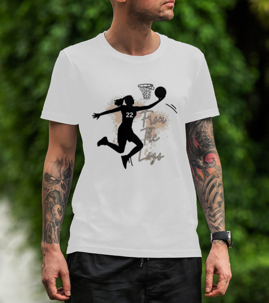 Caitlin Clark 22 Basketball From The T-Shirt