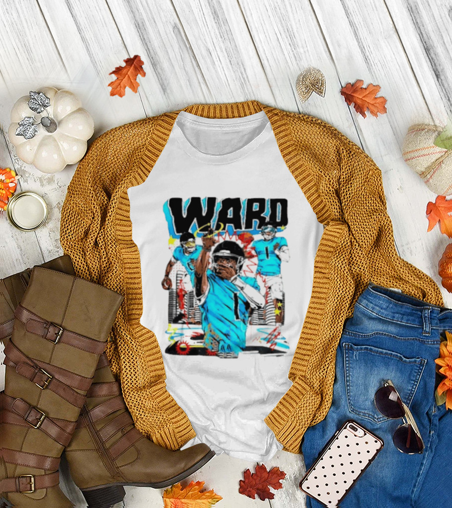 Tennessee Titans Ward Player Cartoon Comic T-Shirt