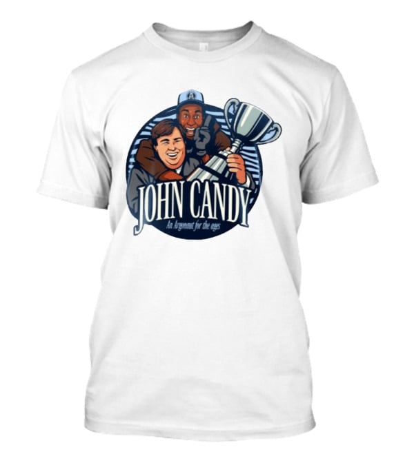 John Candy CFL Argonaut Icon Holding Trophy T-Shirt
