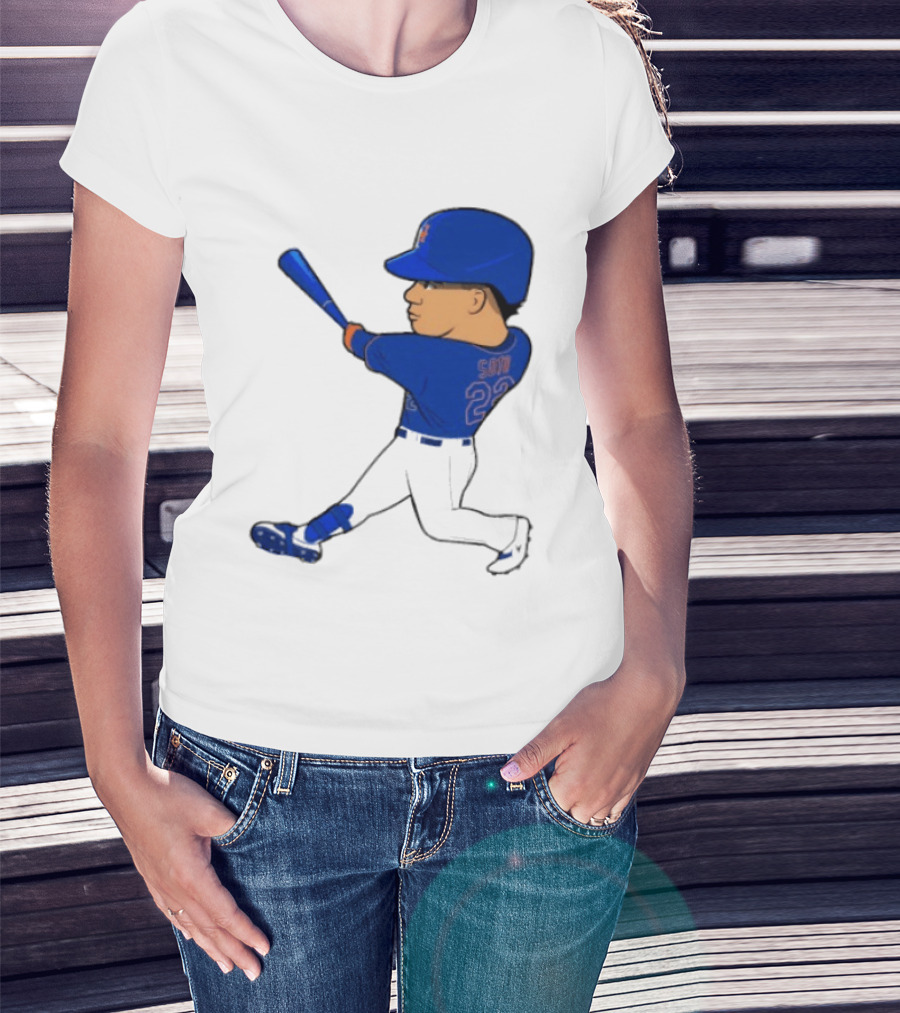 Juan Soto 22 Mets Baseball Swing LGM T-Shirt