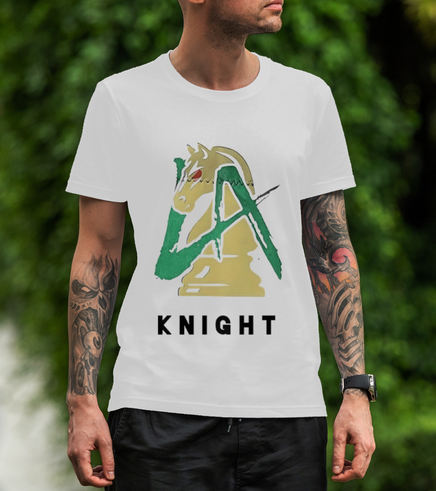 LA Knight WWE Horse Knight Chess Piece T-Shirt