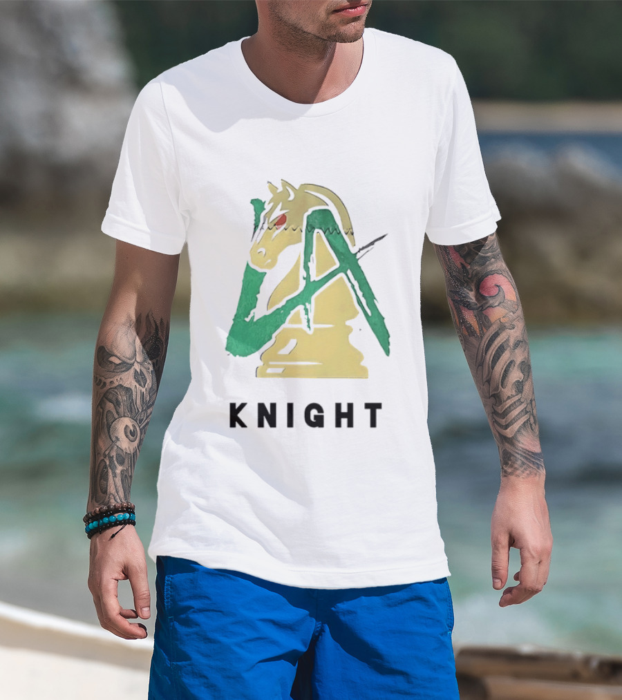 LA Knight WWE Horse Knight Chess Piece T-Shirt
