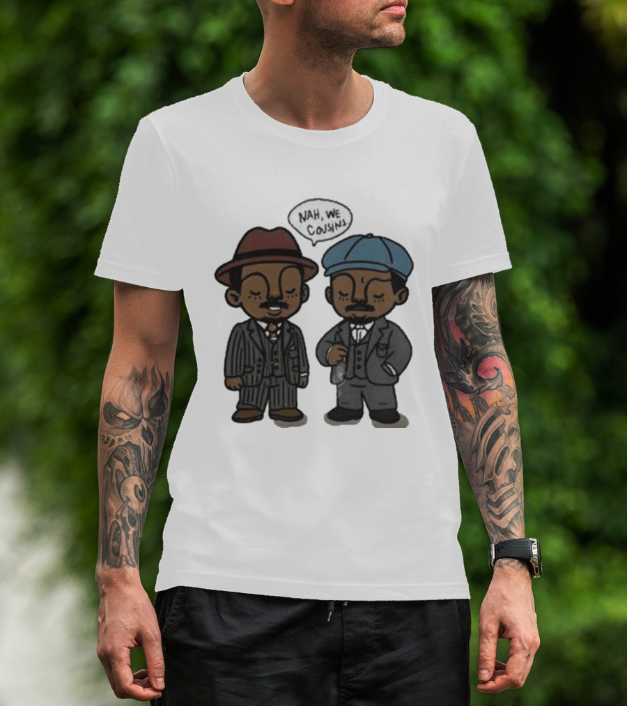 Original Sinners Nah We Cousins 2025 Two Characters In Suits T-Shirt