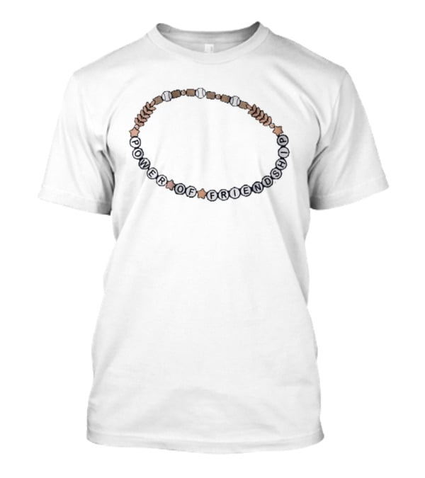 Milwaukee Brewers The Power Of Friendship Baseball Bracelet T-Shirt