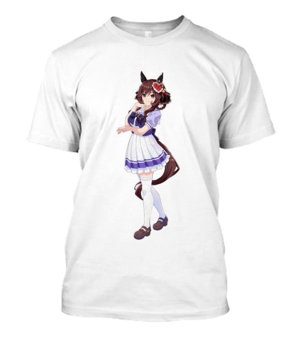 Top Gentildonna Uma Musume Pretty Derby Anime Character Cosplay Outfit T-Shirt