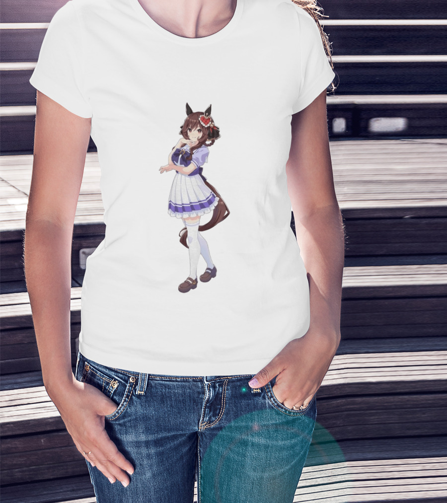 Top Gentildonna Uma Musume Pretty Derby Anime Character Cosplay Outfit T-Shirt