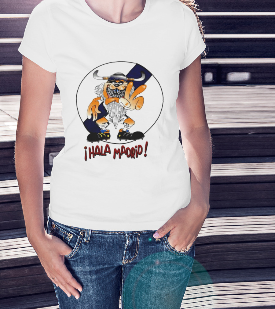 Viking Hala Madrid Real Madrid Club De Futbol Fan T-Shirt